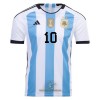 Officiële Voetbalshirt Argentinië 3 Star MARADONA 10 Thuis WK 2022 - Heren